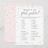 Programme Qu'y a-t-il dans votre Baby shower de poche (Devant / Derrière)