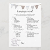 Programme Qu'y a-t-il sur votre téléphone Game Baby Elephant (Devant)