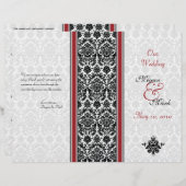 Programme Red and Black Mariage damassé (Devant / Derrière)