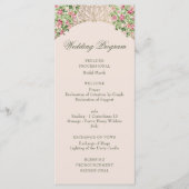 Programme Regal Doors Elegant Faux Foil Wedding (Devant)