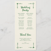 Programme Rétro Gratuit à la main (Dos)