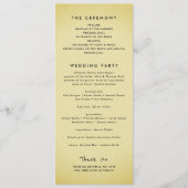 Programme Retro Tropical Beach Palm Tree Destination Mariage (Devant)