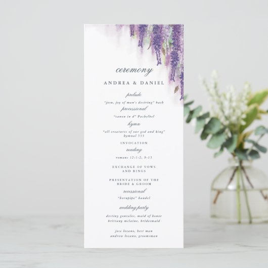 Programme rêve de Wisteria (Debout devant)