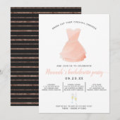 Programme Robe de cocktail élégante | Enterrement de vie de  (Devant / Derrière)