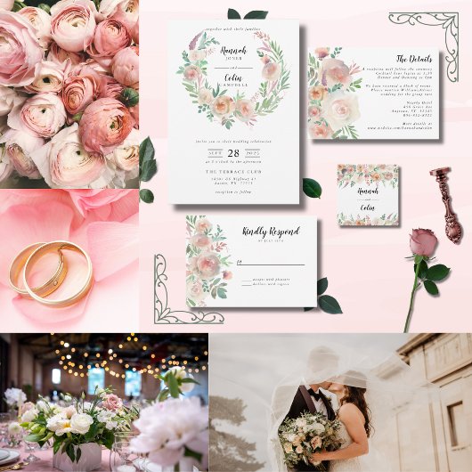 Programme Romance intemporel Mariage floral