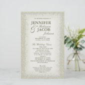 Programme - Romantic Vintage Gold and Silver Parti (Debout devant)