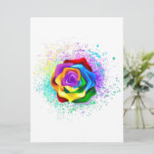 Programme Rose arc-en-ciel coloré (Debout devant)