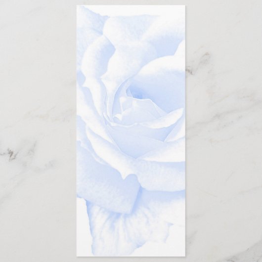 Programme Rose Design Mariage couleur bleu (Dos)