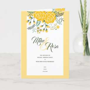 Programme Rose jaune du Texas - En vichy Mariage d'État