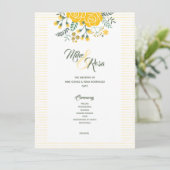 Programme Rose jaune du Texas - En vichy Mariage d'État (Debout devant)