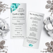 Programme Roses Boho Aqua sur Mariage Silver