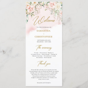 Programme Roses rose rousse rustique eucalyptus faux or