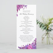Programme Roses roses et violets. fleurs lilas mariages (Debout devant)