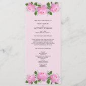 Programme Roses roses parfumées, Cérémonie Mariage (Devant)