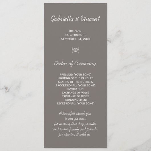 Programme rural de mariage de ranch de pays de (Dos)