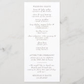 Programme Russe Aquarelle Citrouille orange Mariage de autom (Dos)