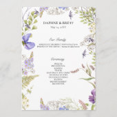 Programme Russe Lavande et Fleur sauvage Sage Mariage blanc (Devant)