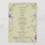 Programme Russe Lavender Sage Fleur sauvage Lavender Mariage (Dos)
