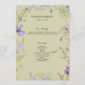 Programme Russe Lavender Sage Fleur sauvage Lavender Mariage (Devant)