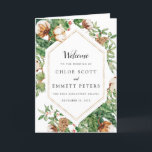 Programme Rustic Botanical Winter Wedding Booklet Program<br><div class="desc">Prenez la bonne humeur lorsque vous créez votre propre programme de livret mariage. Personne ne sait ce que vous voulez mieux que vous. Commencez par cette élégante verdure d'hiver et cette modèle fleurie blanche. Ajoutez facilement les détails de votre cérémonie de mariage. N'oubliez pas de consulter les éléments de coordination...</div>