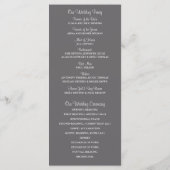 Programme Rustic Mason Jar et Fleur sauvage Daisies Programm (Dos)