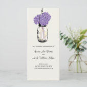 Programme Rustic Mason Jar et Hydrangeas (Debout devant)