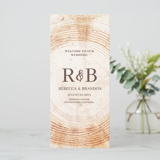 Programme Rustic Wood Tree écorce Personnalités Noms de Mari (Debout devant)