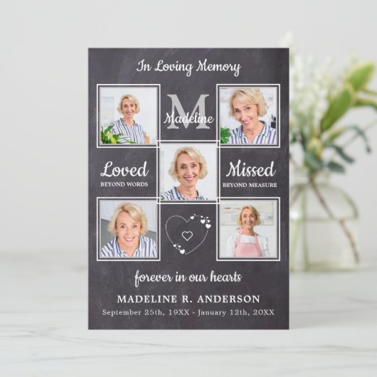 Programme Rustique 5 Photos Memorial Ordre du service Funéra (Debout devant)