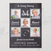 Programme Rustique 5 Photos Memorial Ordre du service Funéra (Devant)