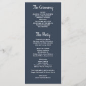 Programme Rustique aquarelle feuille marine bleu photo maria (Dos)