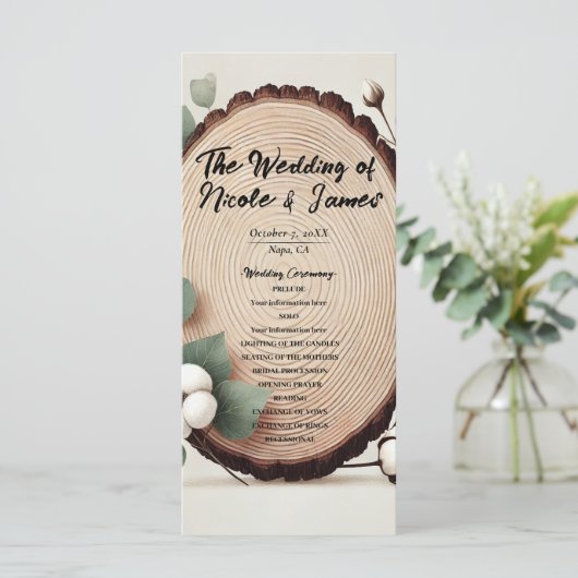 Programme Rustique Bois Forêt Eucalyptus Coton (Debout devant)