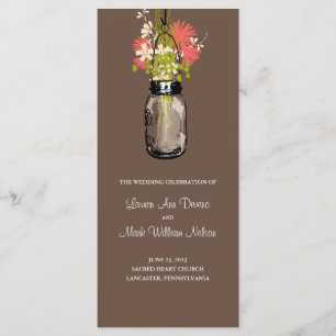 Programme rustique de pot et de fleurs sauvages de