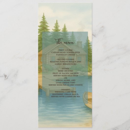 Programme Rustique Désert Sud-Ouest Terracotta Dîner Mariage (Devant)