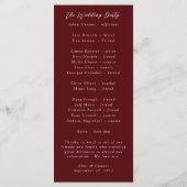 Programme Rustique Marsala Brûlé Orange Chute Wreath (Dos)