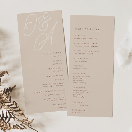 Programme Sable | Mariage de monogramme de filigrane de scri