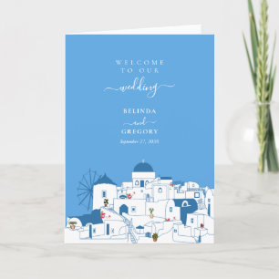 Programme Santorin Grèce Mariage Ordre de service