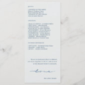 Programme Scénario de lettre manuscrite "Nous faisons" Cérém (Dos)