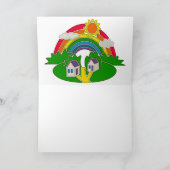 Programme Scène rurale avec arc-en-ciel et maison de campagn (Intérieur)