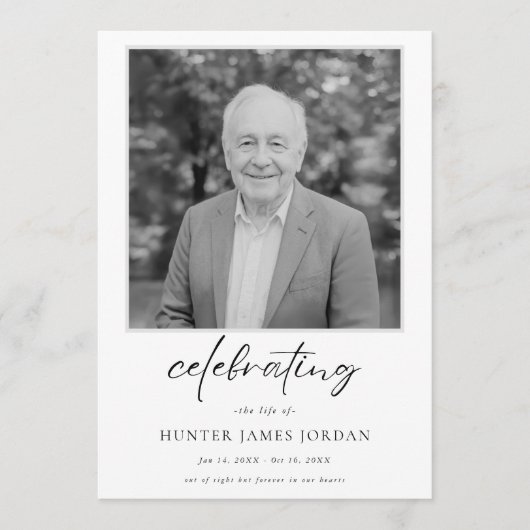 Programme Script Funeral Memorial Ordre de service pas cher (Devant)