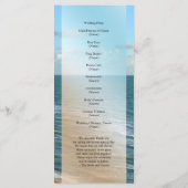 Programme Seascape Beach Mariage Océan Bleu (Dos)