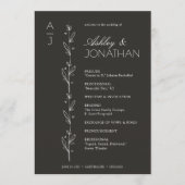 Programme Séparation de fleurs organiques modernes pour mari (Devant)