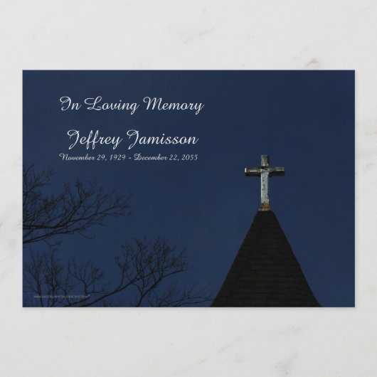 Programme Service commémoratif Ancienne Croix en bois Invita (Devant)