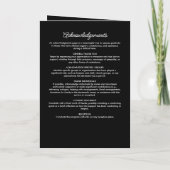 Programme Service funèbre/mémorial moderne à 9 photos (Dos)