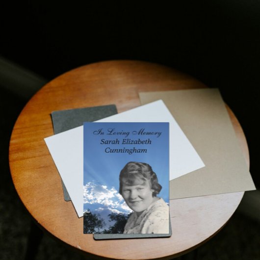 Programme Service Memorial Sun Rays Photo Flat Program