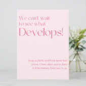 Programme Signe du livre d'or photo mariage (Debout devant)