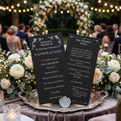 Programme Silver Elegance Collection Wedding Program Rack
