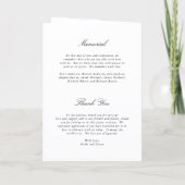 Programme Simple Bow Mariage Classique (Dos)