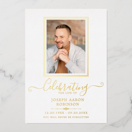 Programme simple d'ordre de service commémoratif p (Recto)