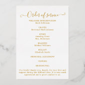 Programme simple d'ordre de service commémoratif p (Verso)