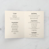 Programme Simple Elegant & Chic Mariage catholique (Intérieur)